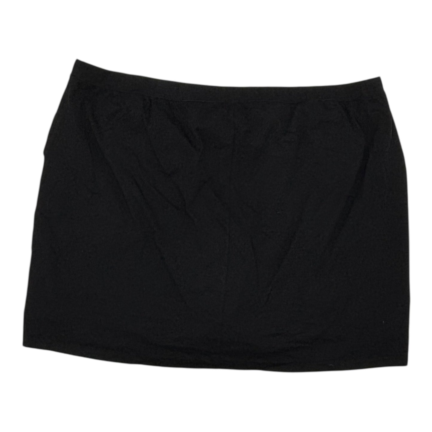 Skirt Mini & Short By Catherines In Black, Size:3X