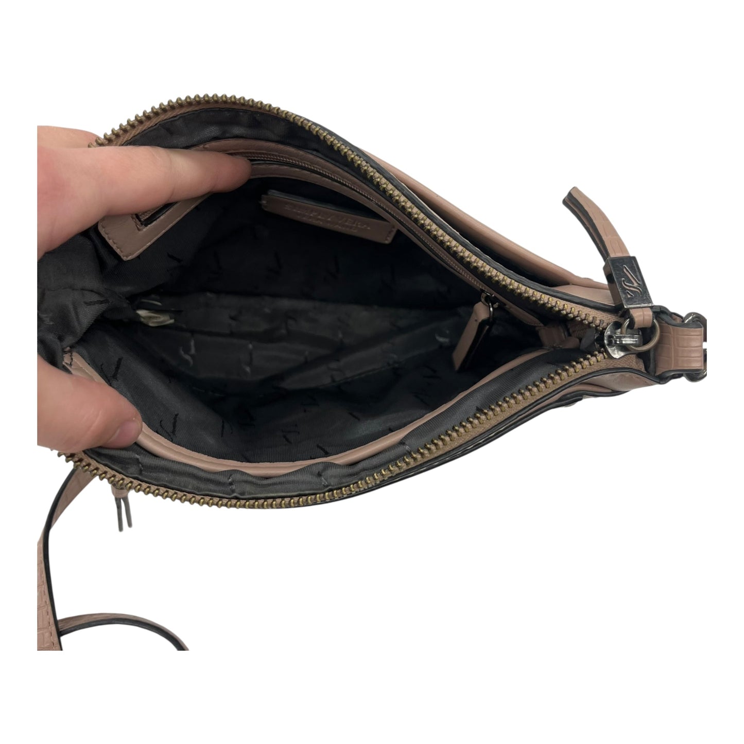 Crossbody By Simply Vera In Tan, Size:Small