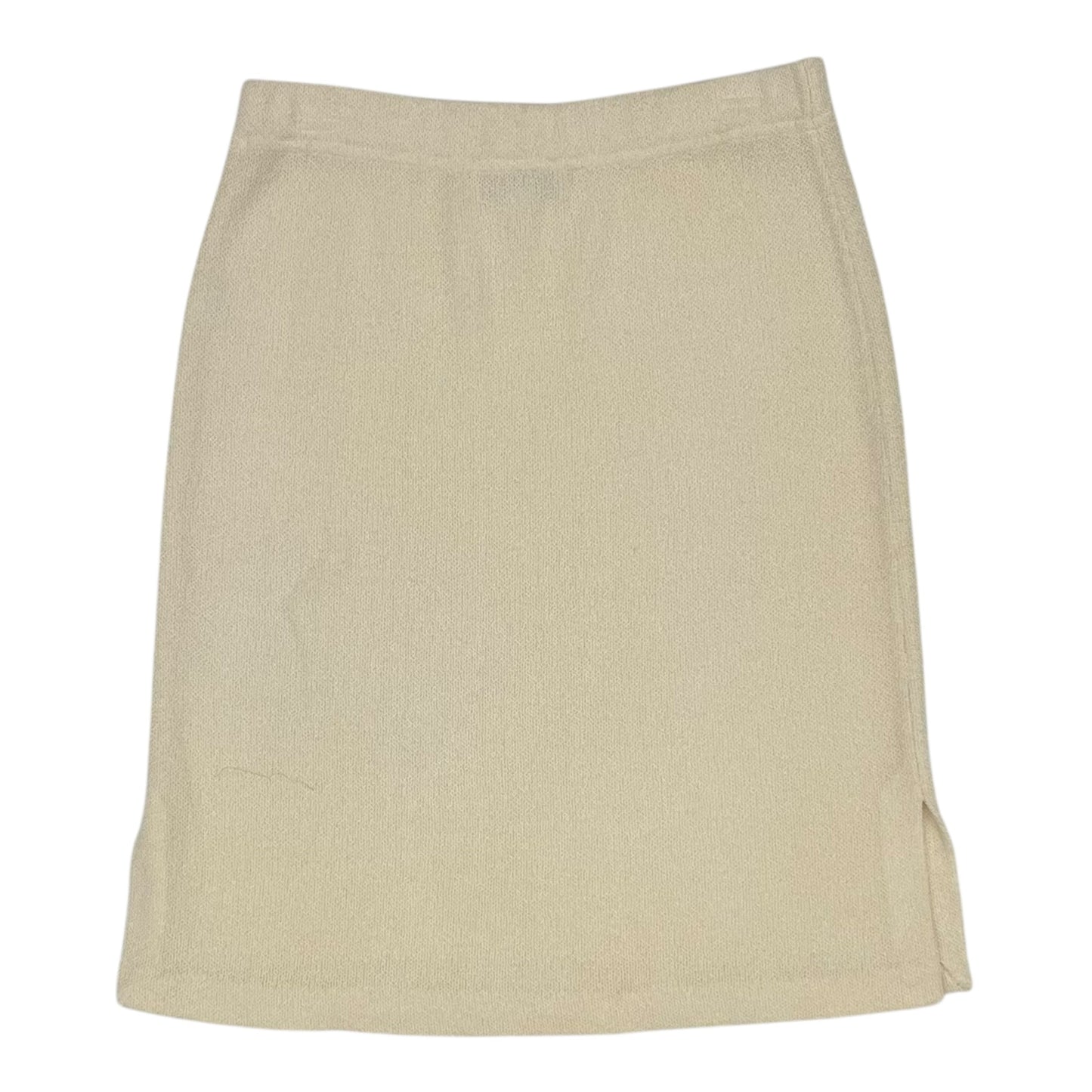 Skirt Designer By St John Collection In Cream, Size:8