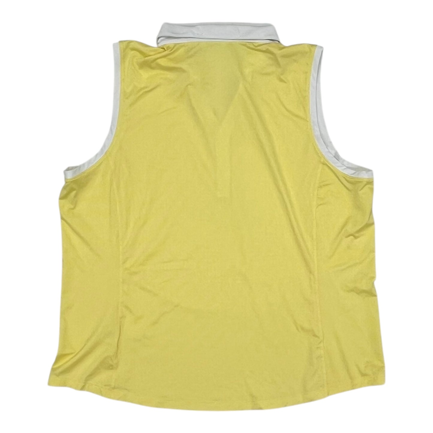 Athletic Tank Top By Lady Hagen In Yellow, Size:Xxl