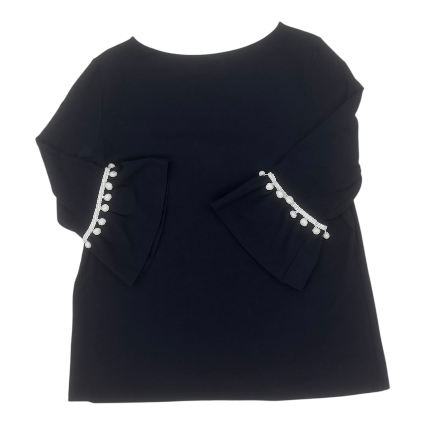 TOP 3/4 SLEEVE by CLOTHES MENTOR In NAVY, Size: L