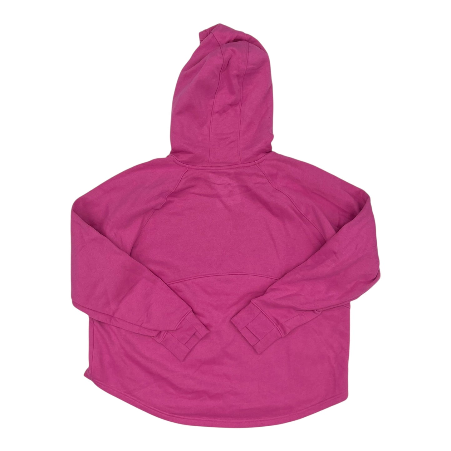 Athletic Sweatshirt Hoodie By Tek Gear In Pink, Size:1X
