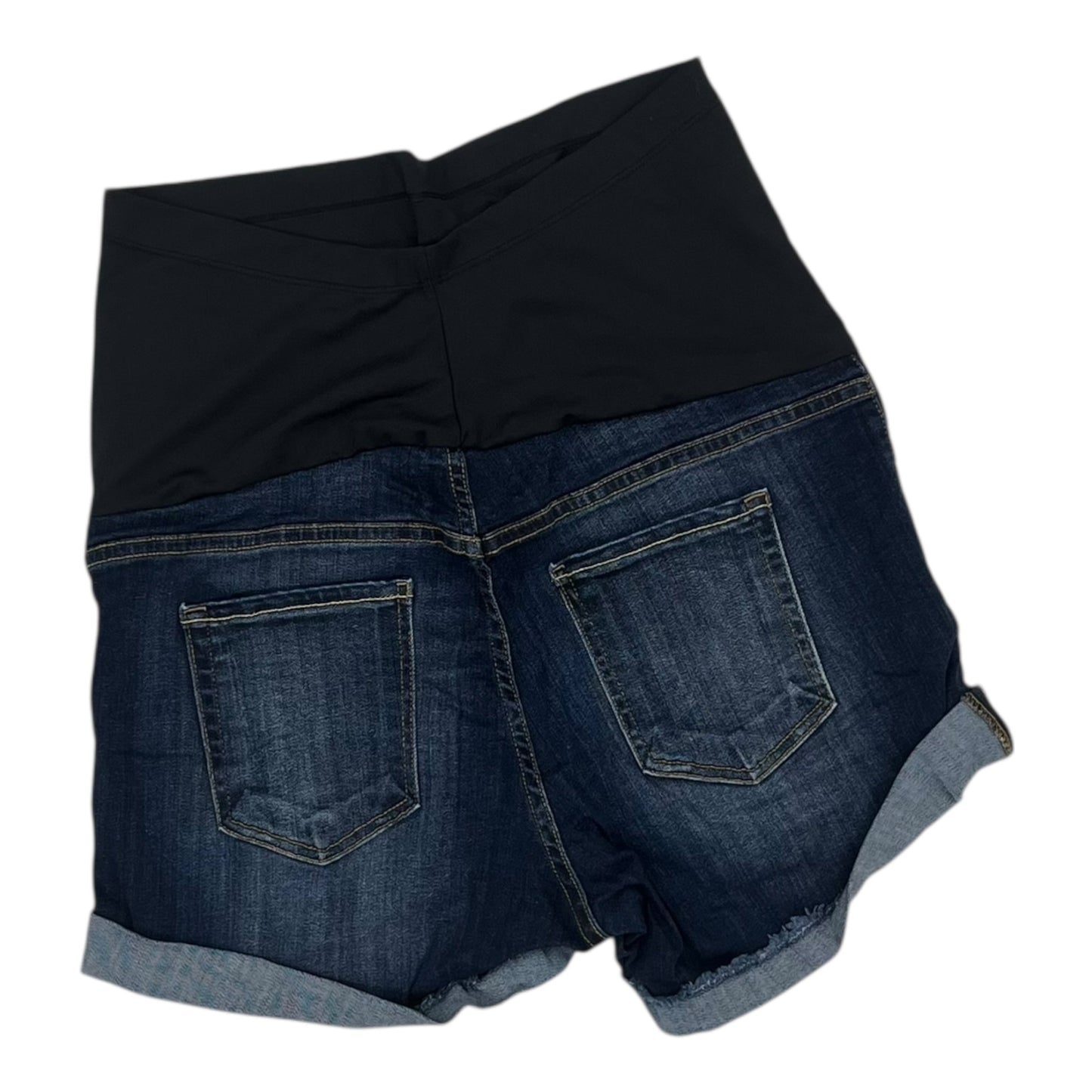 Mat Shorts By Just Black In Blue Denim, Size:12