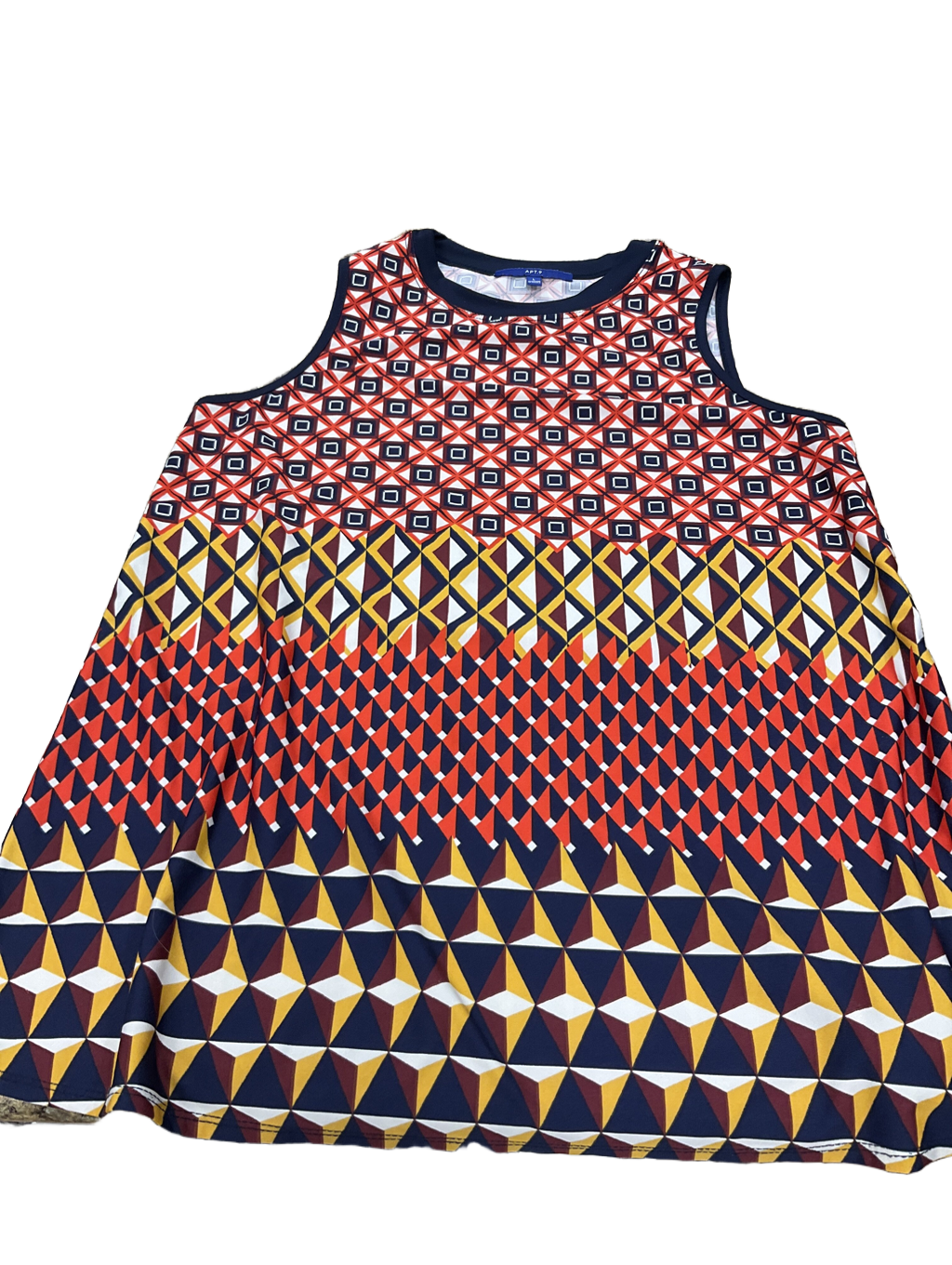 Top Sleeveless By Apt 9 Size: L