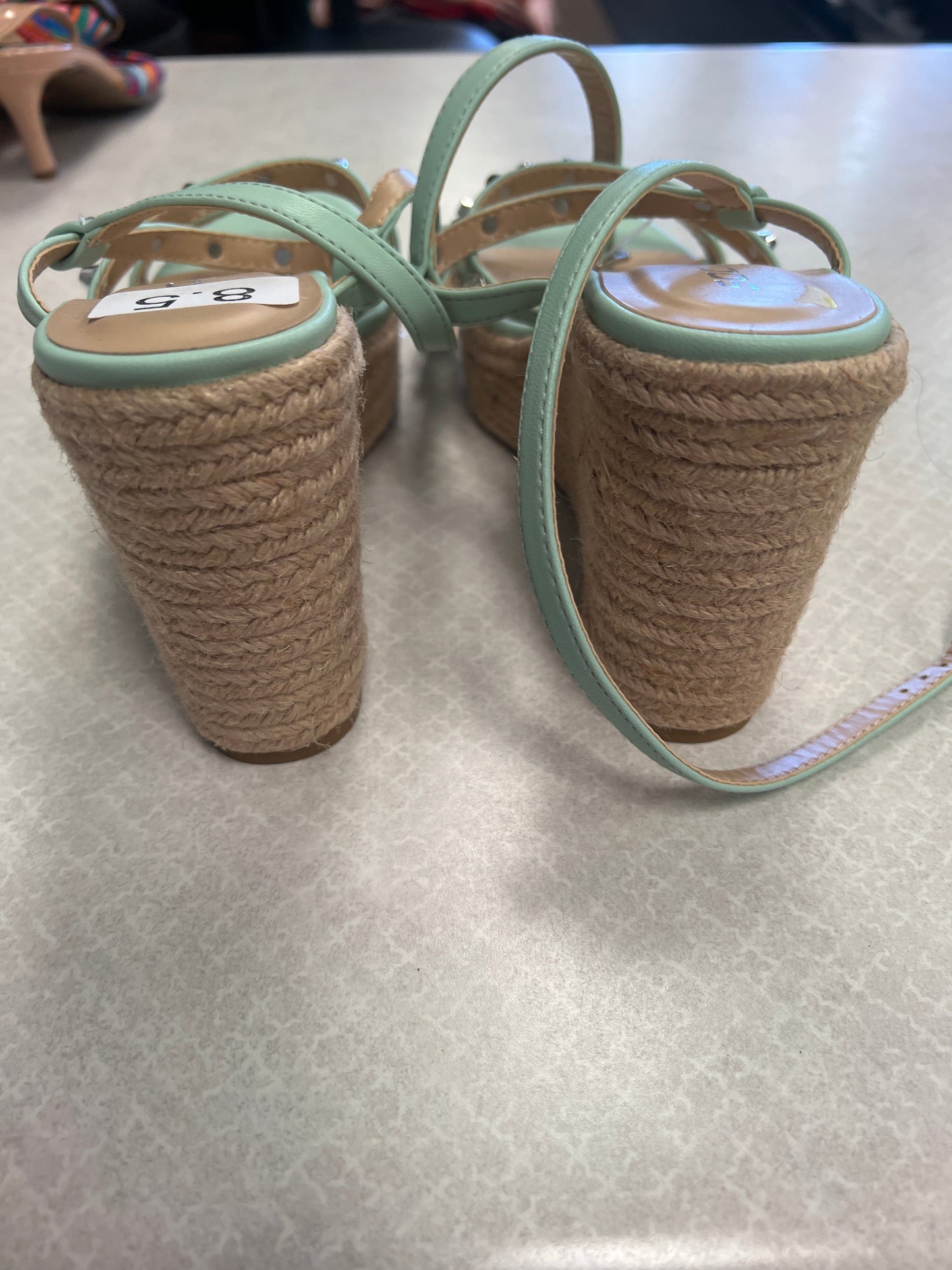Shoes Heels Espadrille Wedge By Soda Size: 8.5