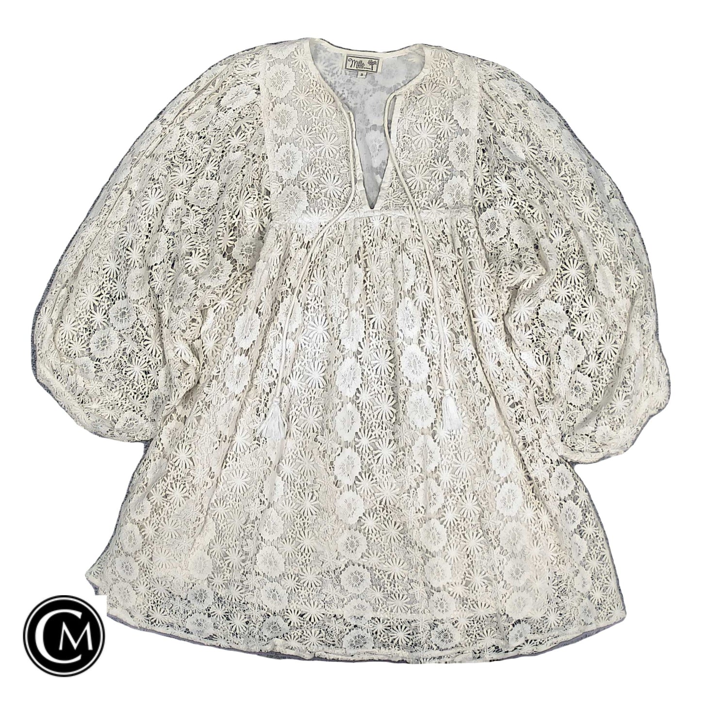 Dress Casual Short By Cma In Beige, Size: S image 1