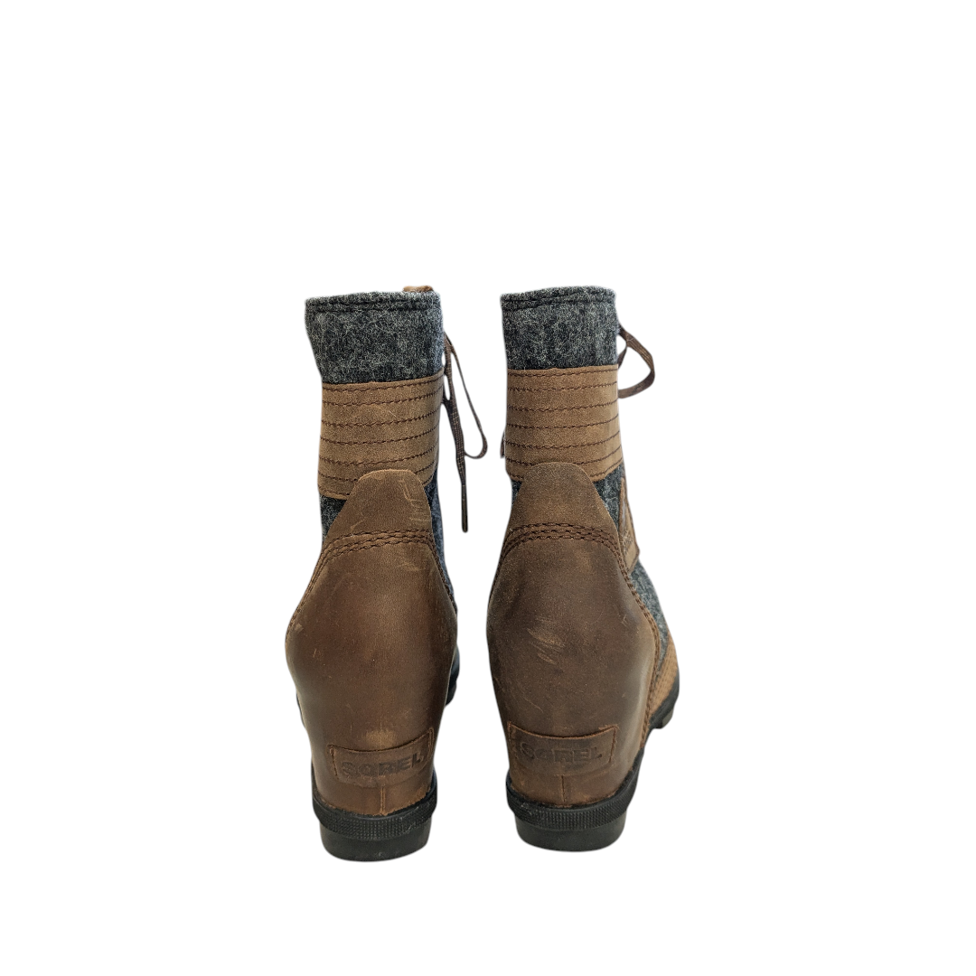 Boots Designer By Sorel In Brown, Size:7