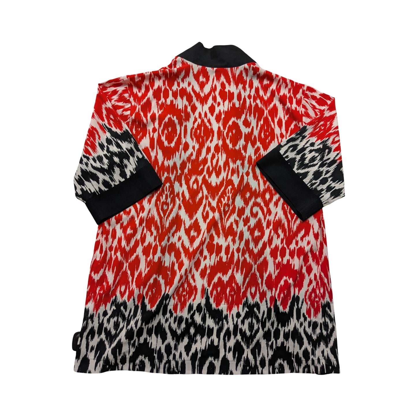 Kimono By Chicos In Red & White, Size:S