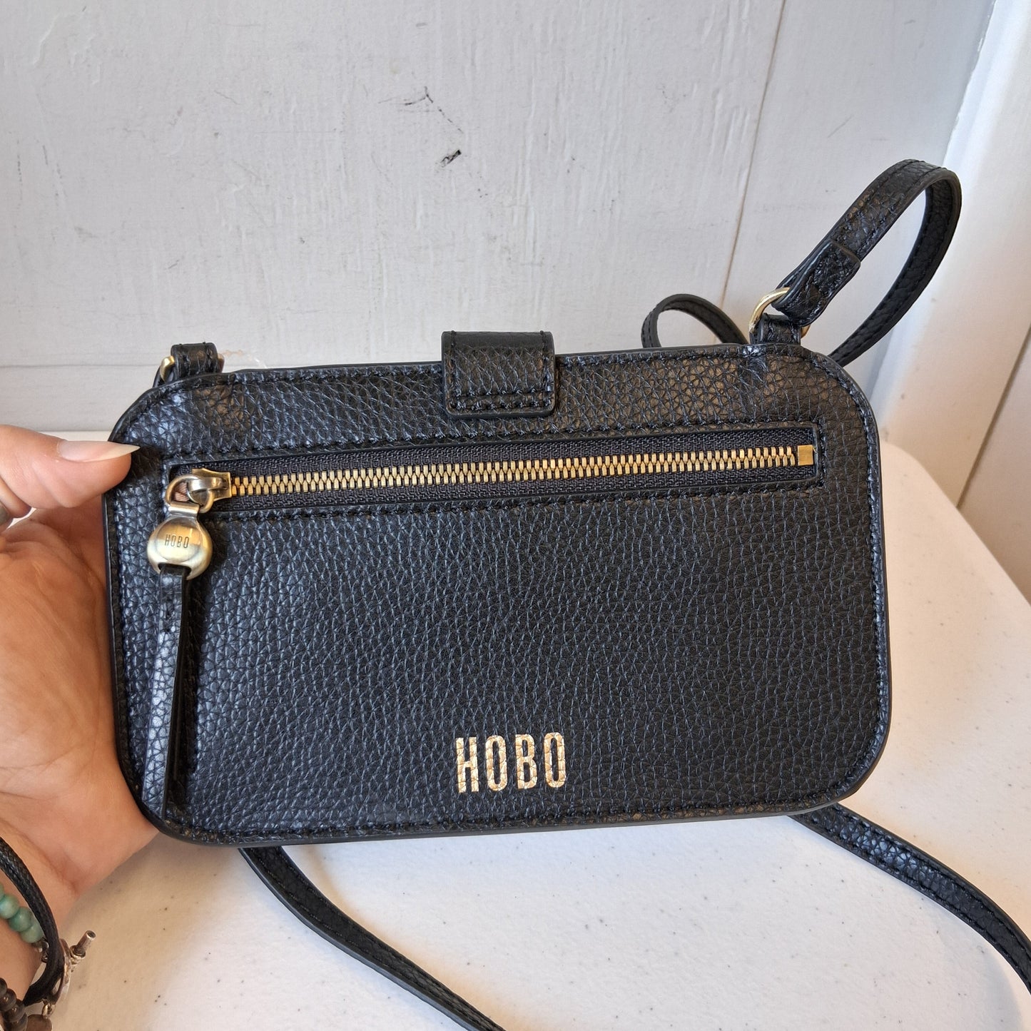 Crossbody Leather By Hobo Intl In Black, Size:Small