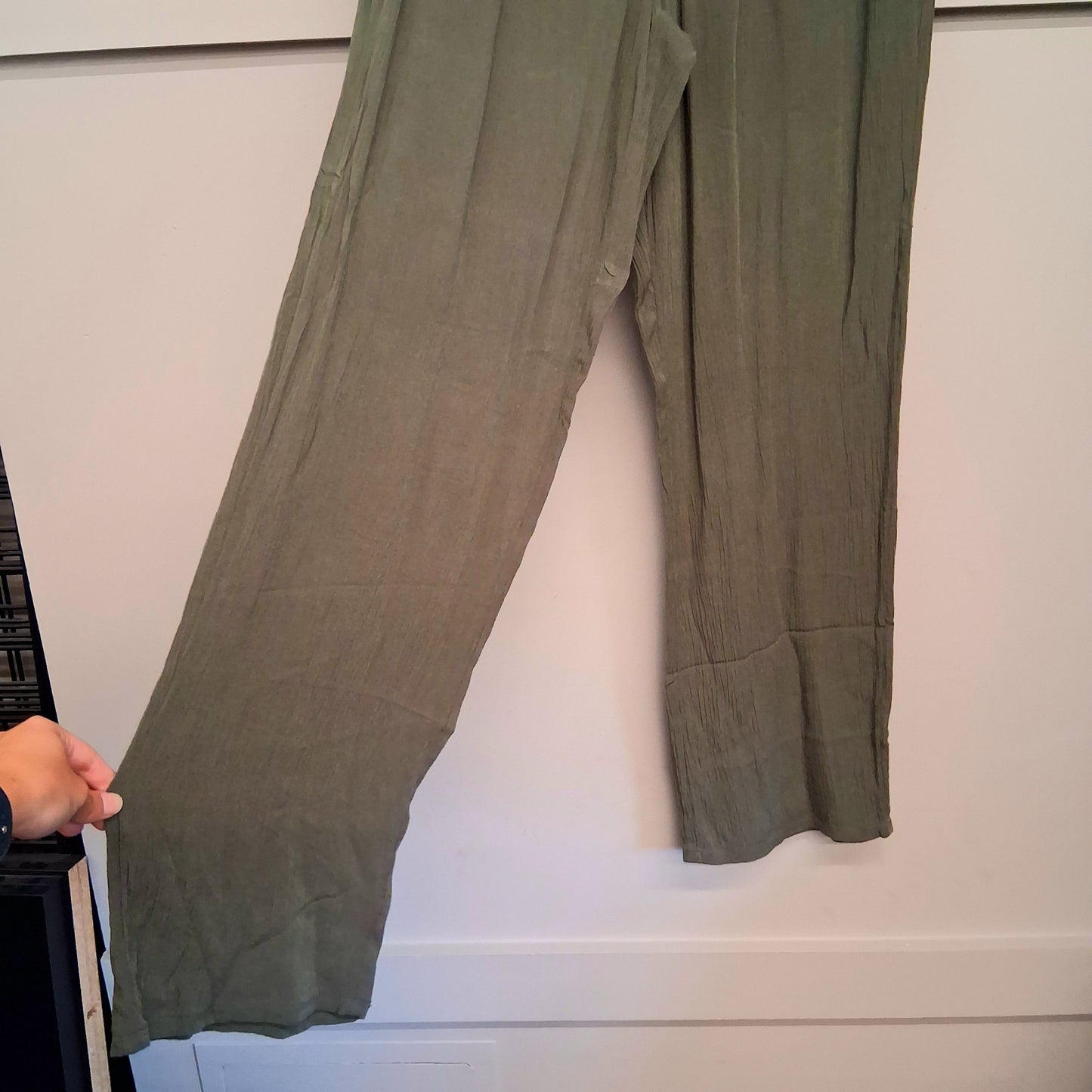 Pants Lounge In Green, Size:4