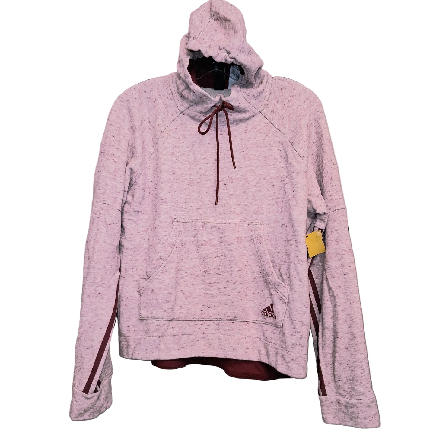 Athletic Top Ls Hoodie By Adidas In Purple, Size:M