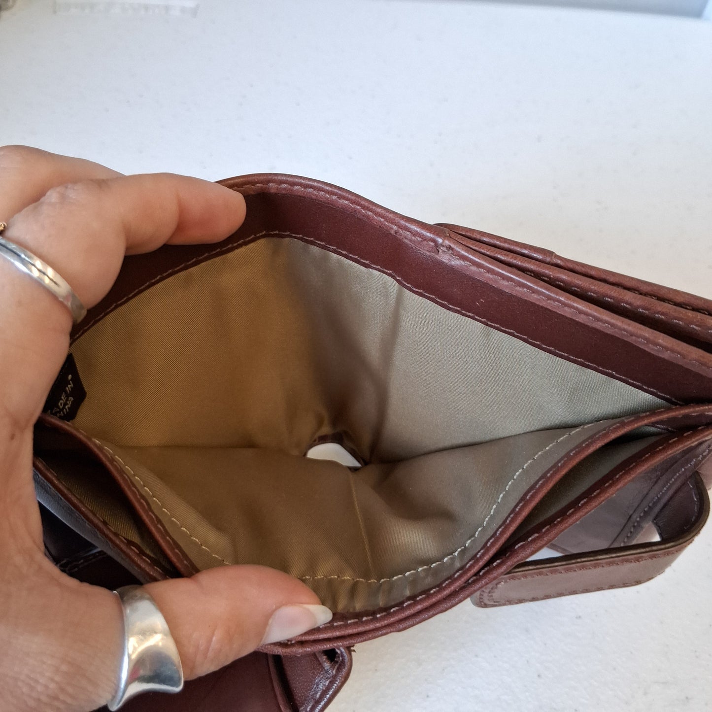 Wallet Designer By Coach In Brown, Size:Small