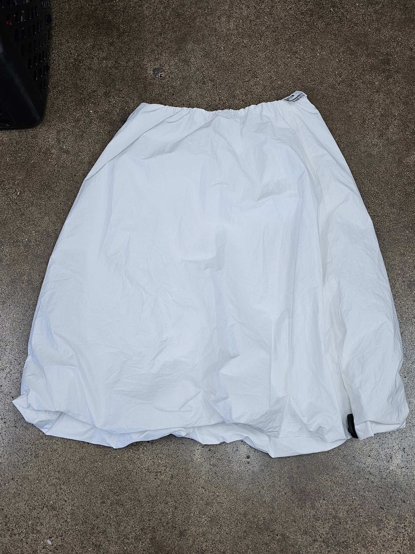 Skirt Maxi By Zara In White, Size:Xl