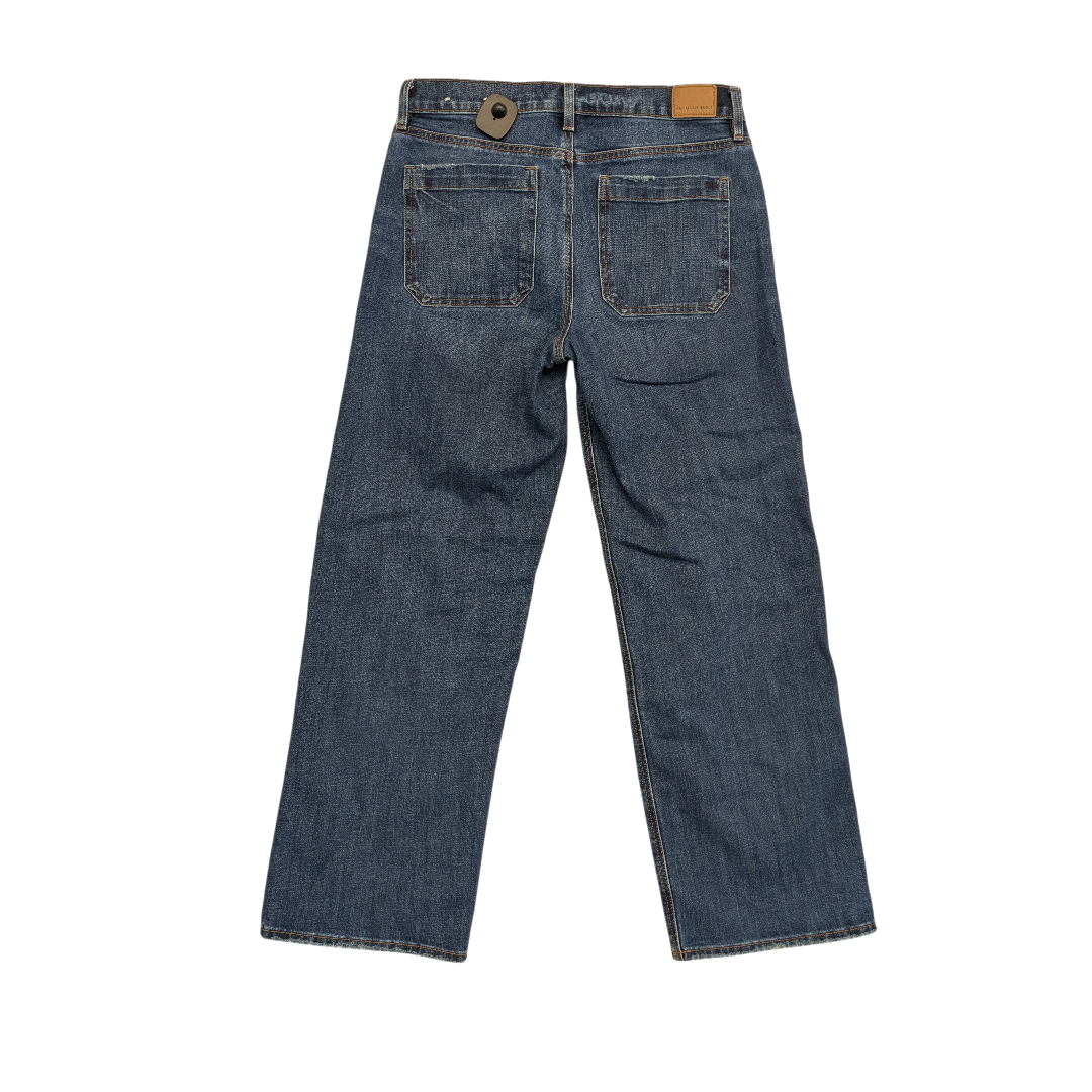 Jeans Wide Leg By American Eagle In Blue Denim, Size:8