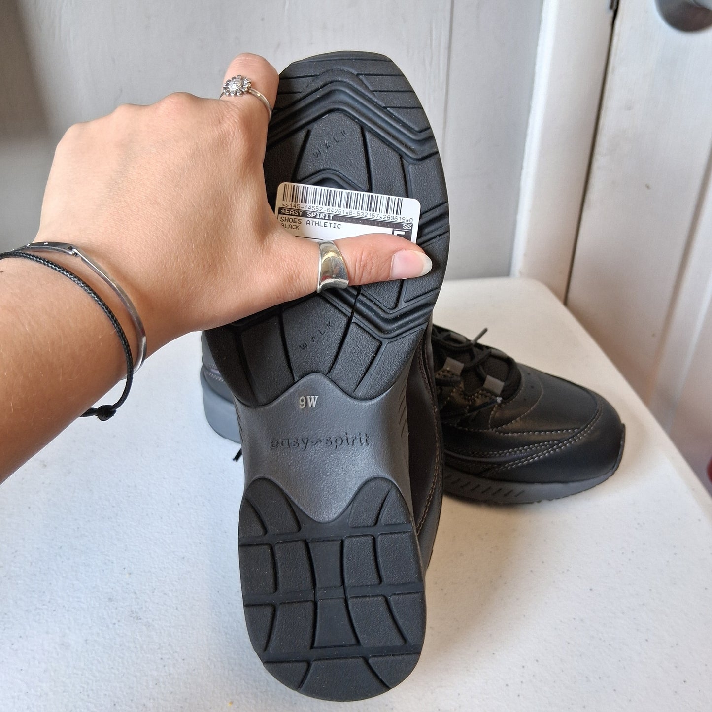 Shoes Athletic By Easy Spirit In Black, Size:9