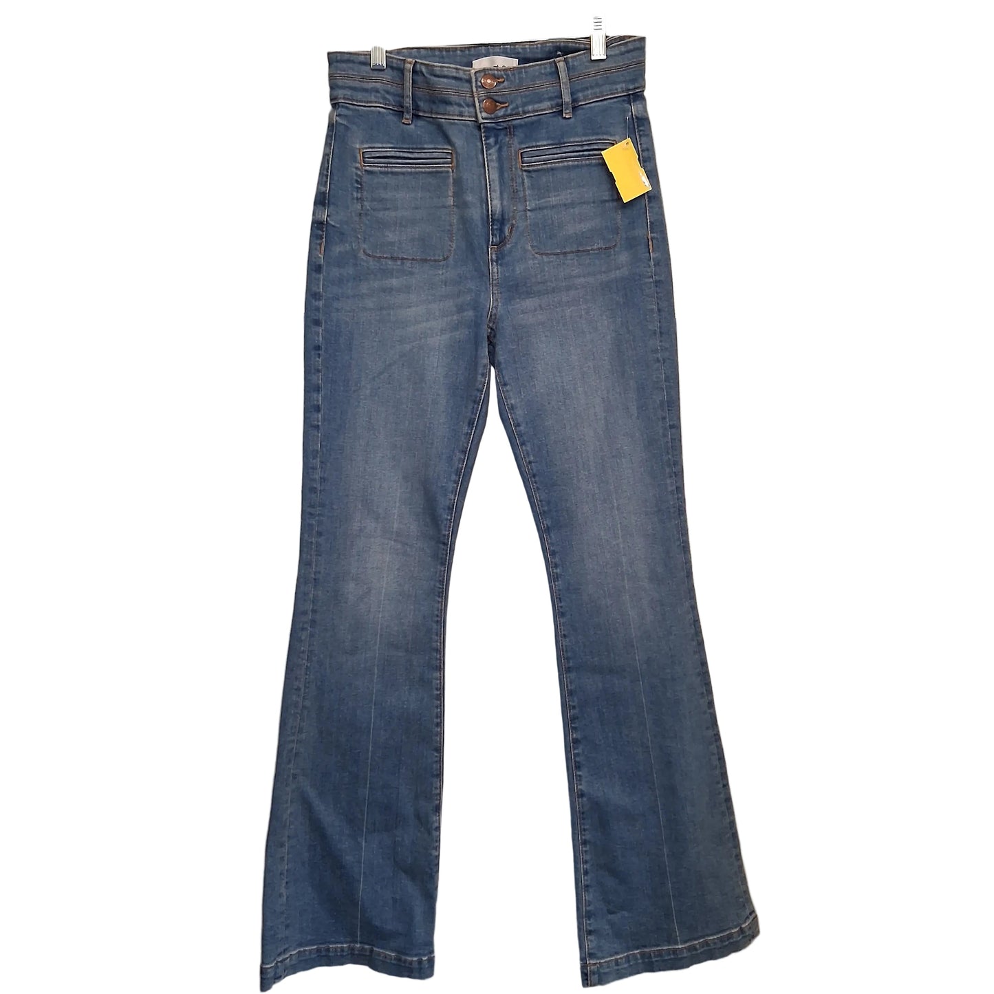 Jeans Boot Cut By Loft In Blue Denim, Size:2