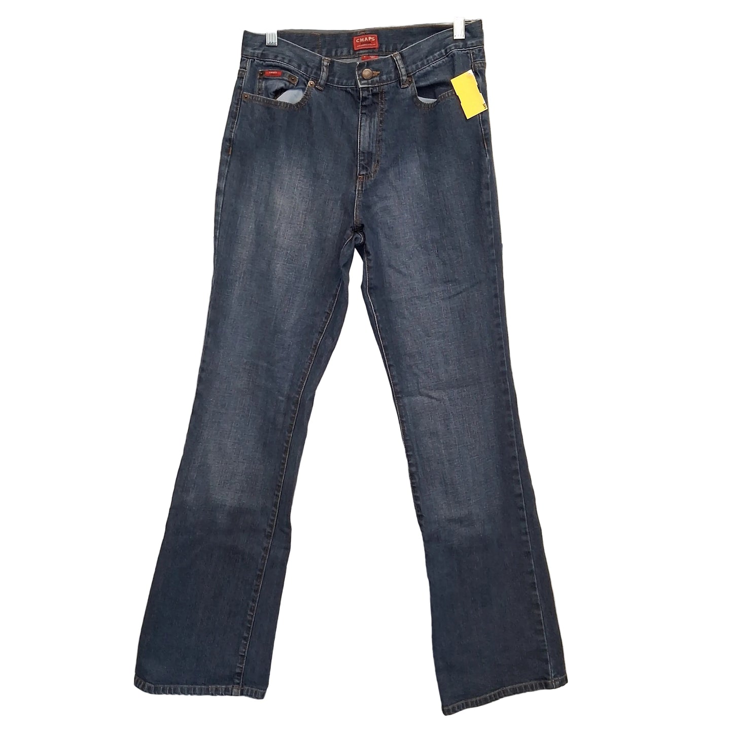 Jeans Wide Leg By Chaps In Blue Denim, Size:6