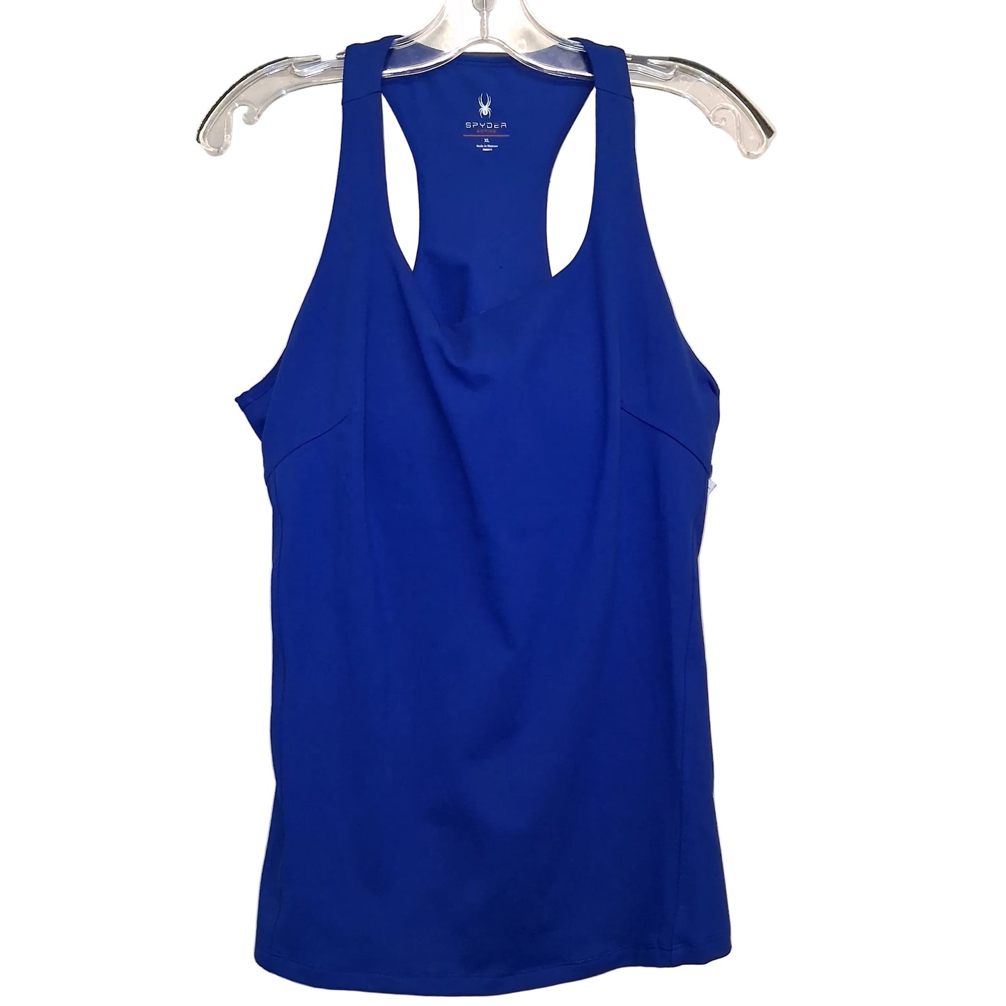 Athletic Tank Top By Spyder In Blue, Size:Xl