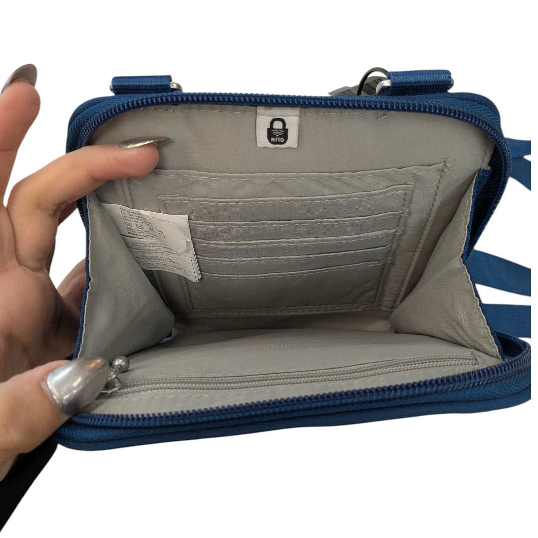 Handbag By Baggallini In Blue, Size:Small