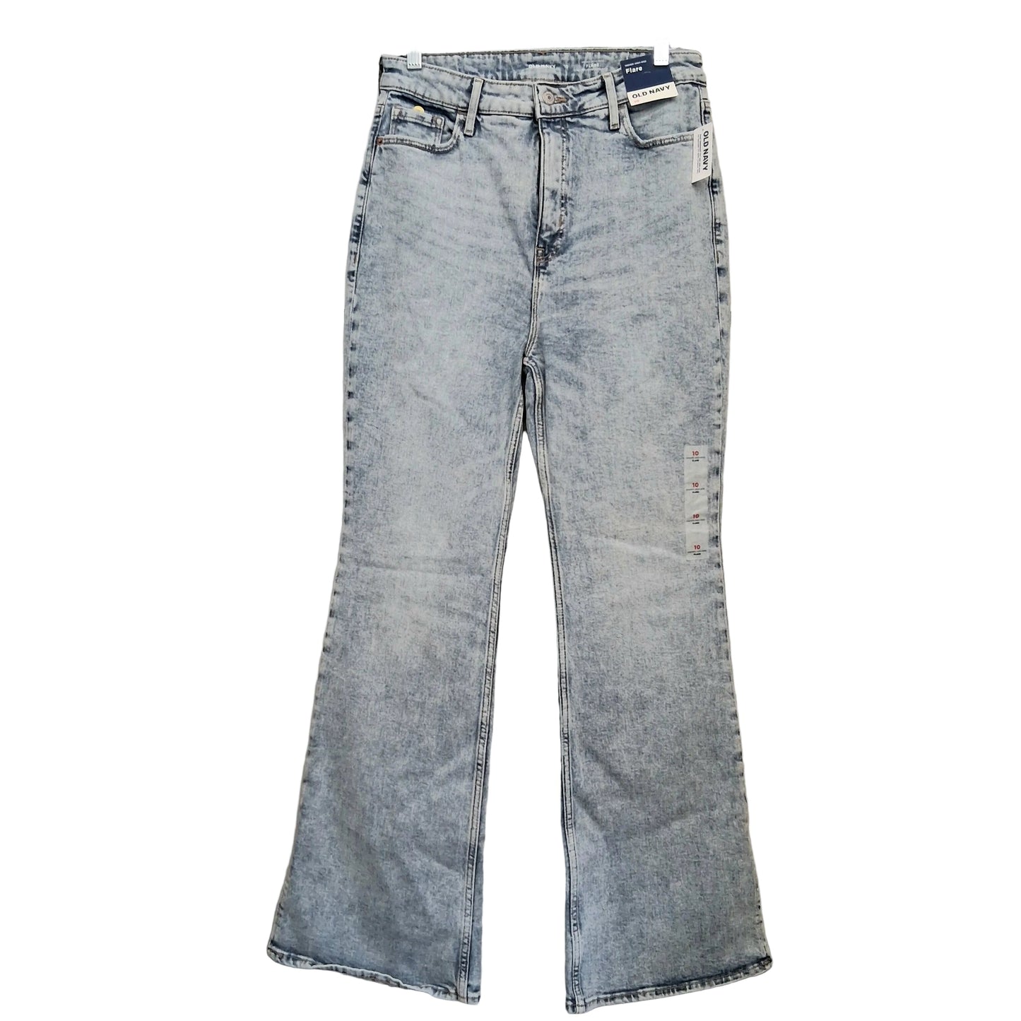 Jeans Flared By Old Navy In Blue Denim, Size:10