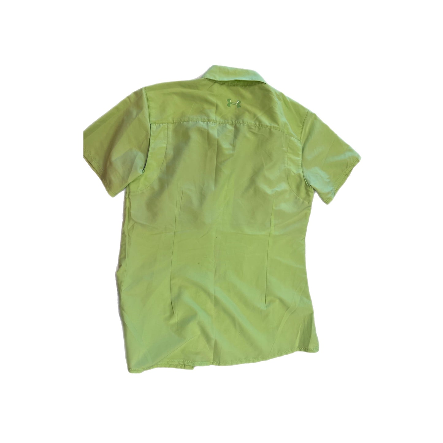 Athletic Top Long Sleeve Collar By Under Armour Size: S