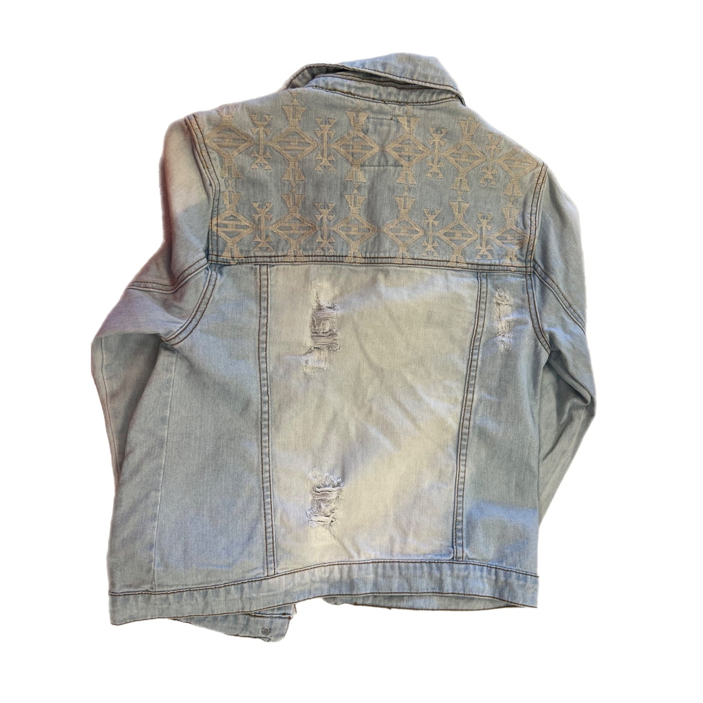 Jacket Denim By Forever 21 Size: M