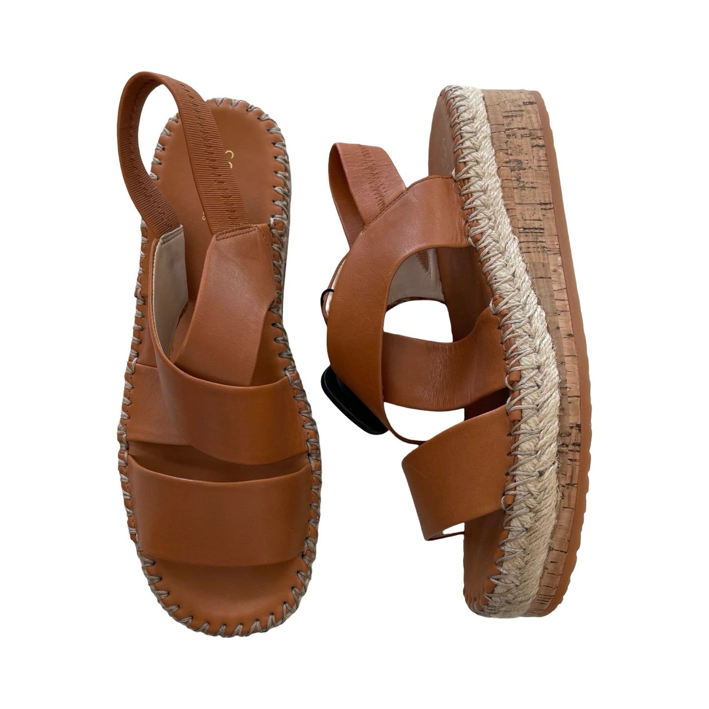 Sandals Flats By Cole-Haan In Brown, Size:10