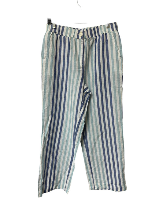 Pants Linen By Talbots In Striped Pattern, Size:Mp