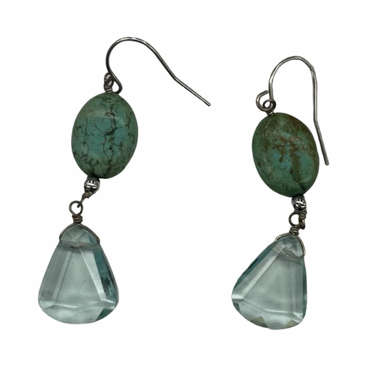 Earrings Dangle/Drop By Clothes Mentor In Silver