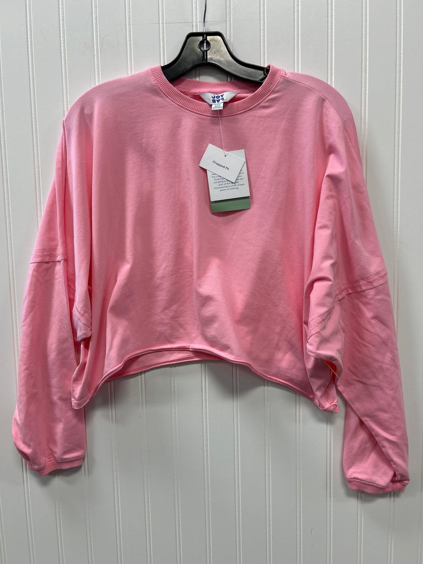 Athletic Top Ls Crewneck By Joy Lab In Pink, Size:Xxs NWT