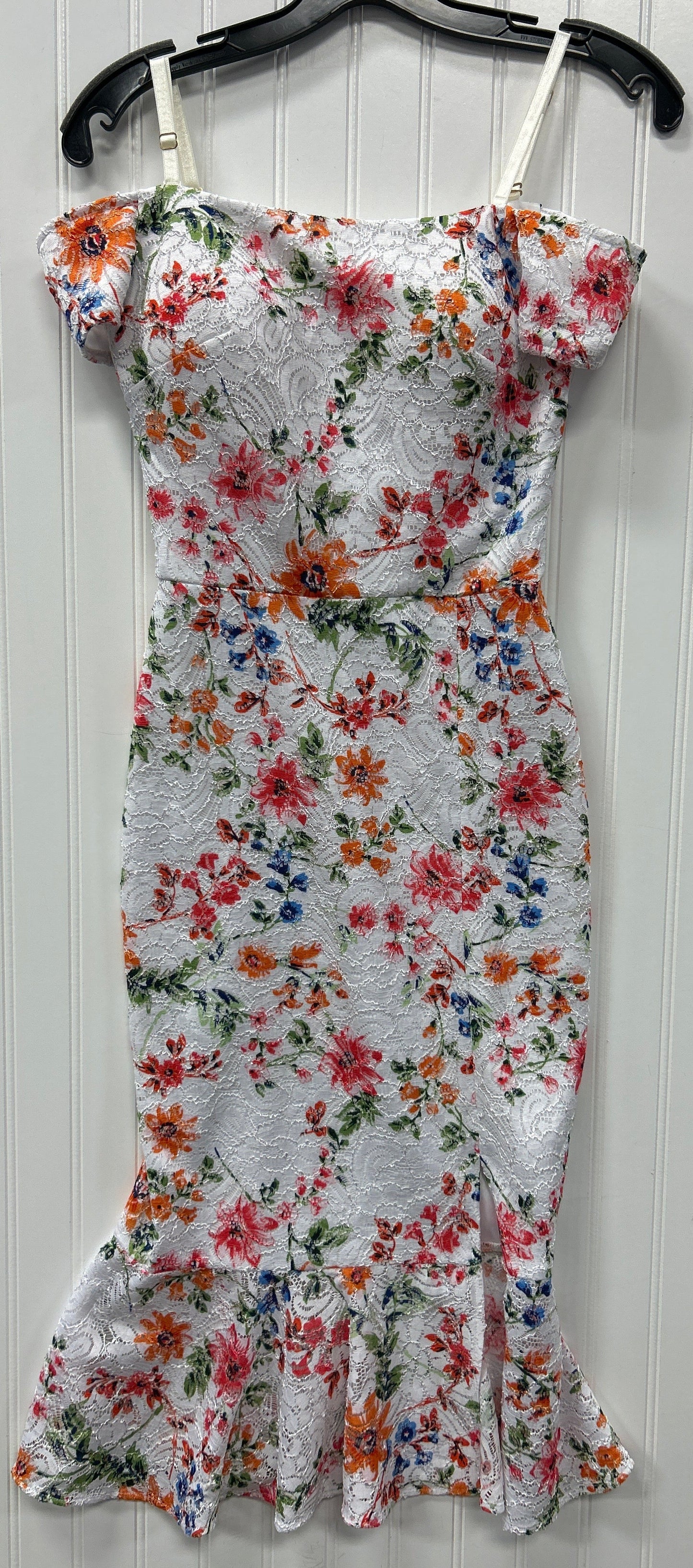 Dress Casual Maxi By Guess In Floral Print, Size:0
