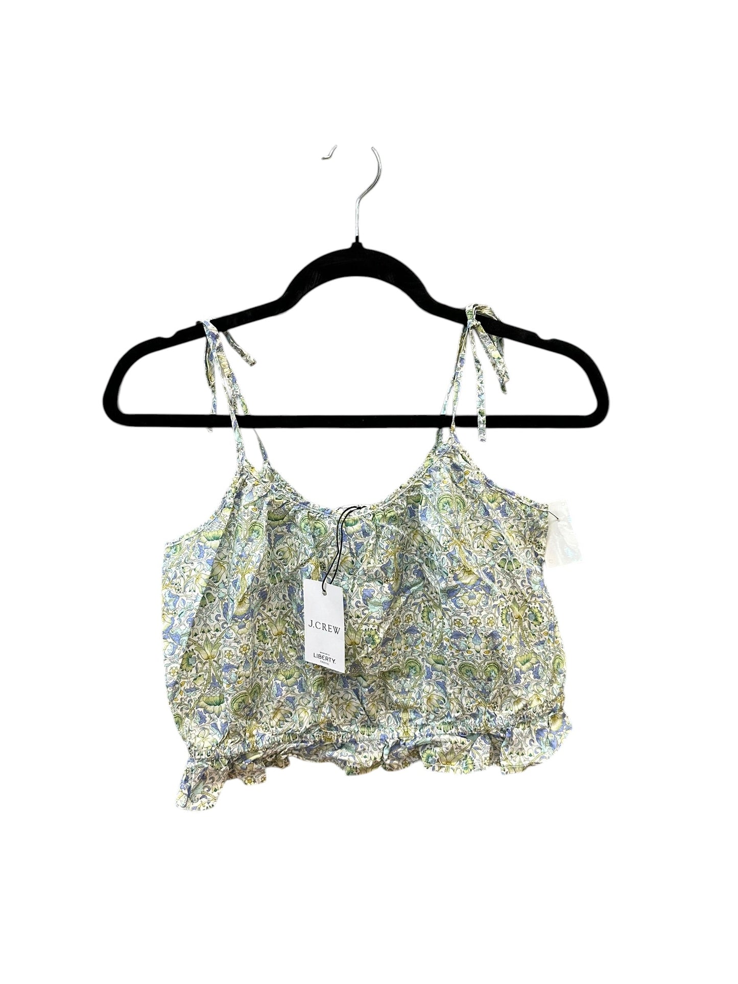 Top Sleeveless By J. Crew In Blue & Green, Size:S