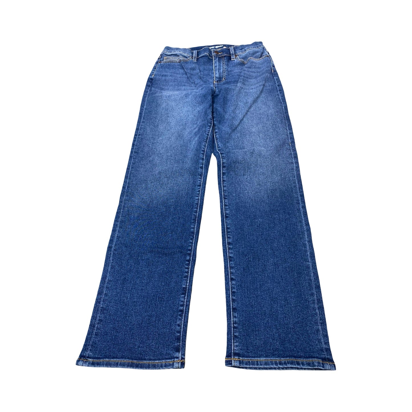 Jeans Straight By Lands End In Blue, Size:8