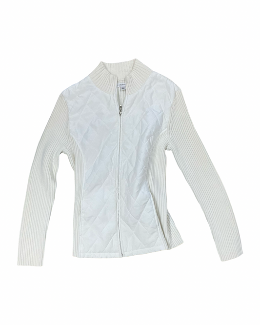 Jacket Other By Croft And Barrow In Cream, Size:S