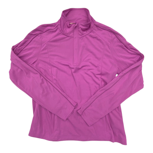Athletic Top Ls Collar By Mondetta In Pink, Size:L