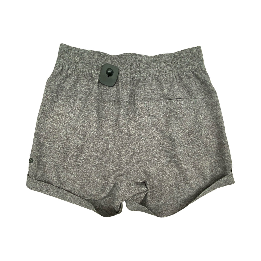 Athletic Shorts By Lululemon In Grey, Size:6