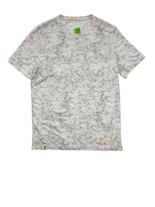 Athletic Top Ss By Clothes Mentor In Grey, Size:L