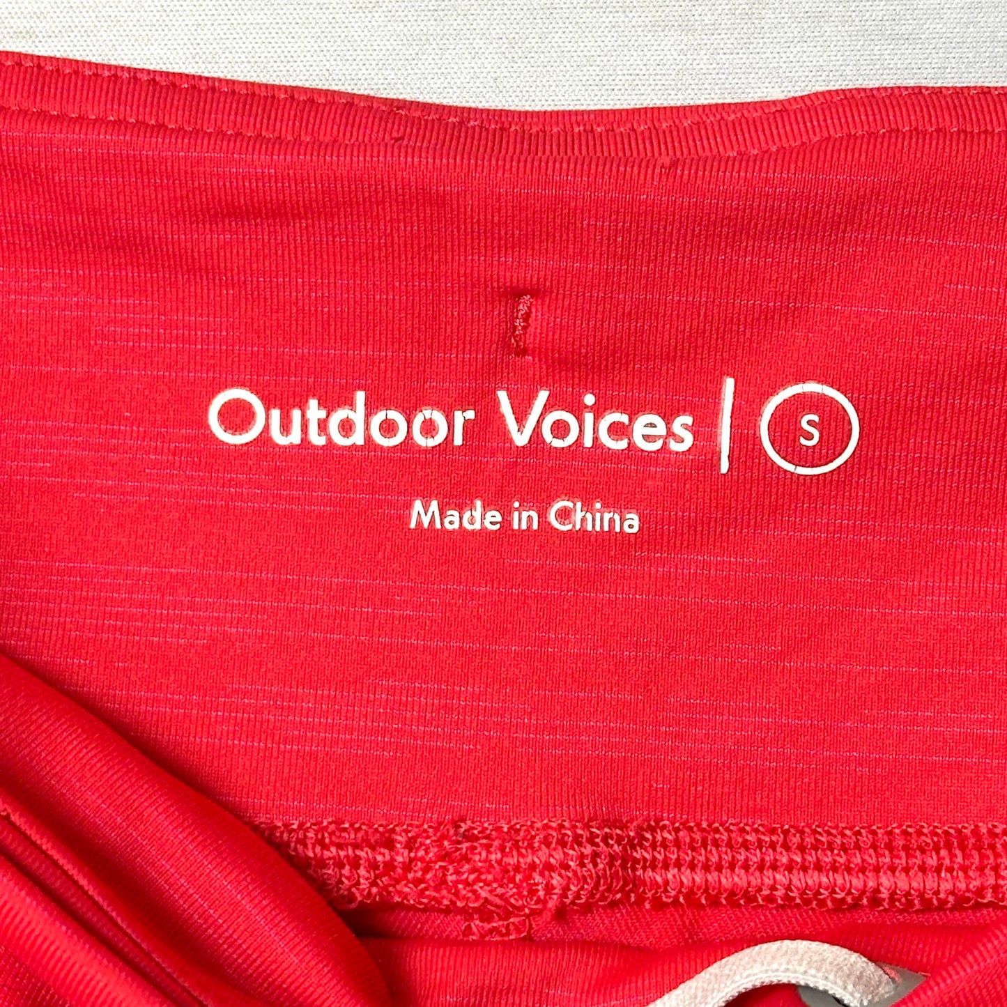 Athletic Leggings By Outdoor Voices In Red, Size: S
