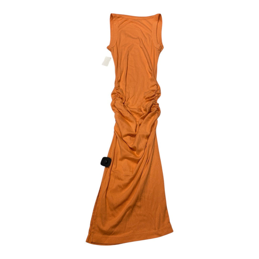 Dress Casual Maxi By Michael Stars In Orange, Size:S