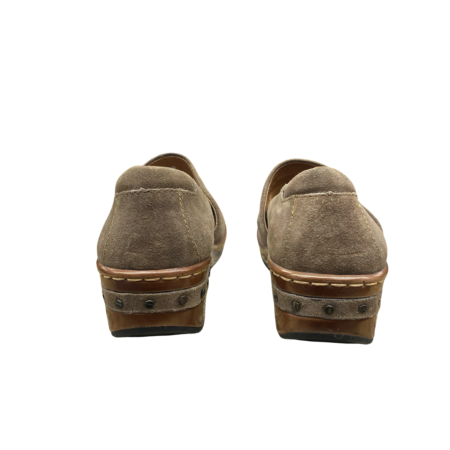 Shoes Heels Wedge By Born In Brown, Size:8.5