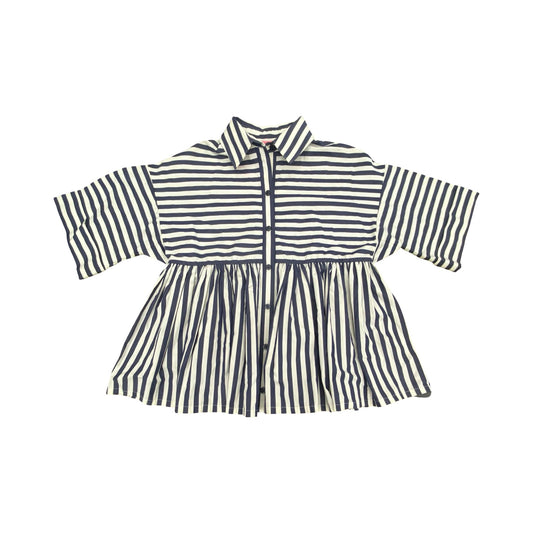 Top Ss Designer By Kate Spade In Blue & White, Size:Xxs