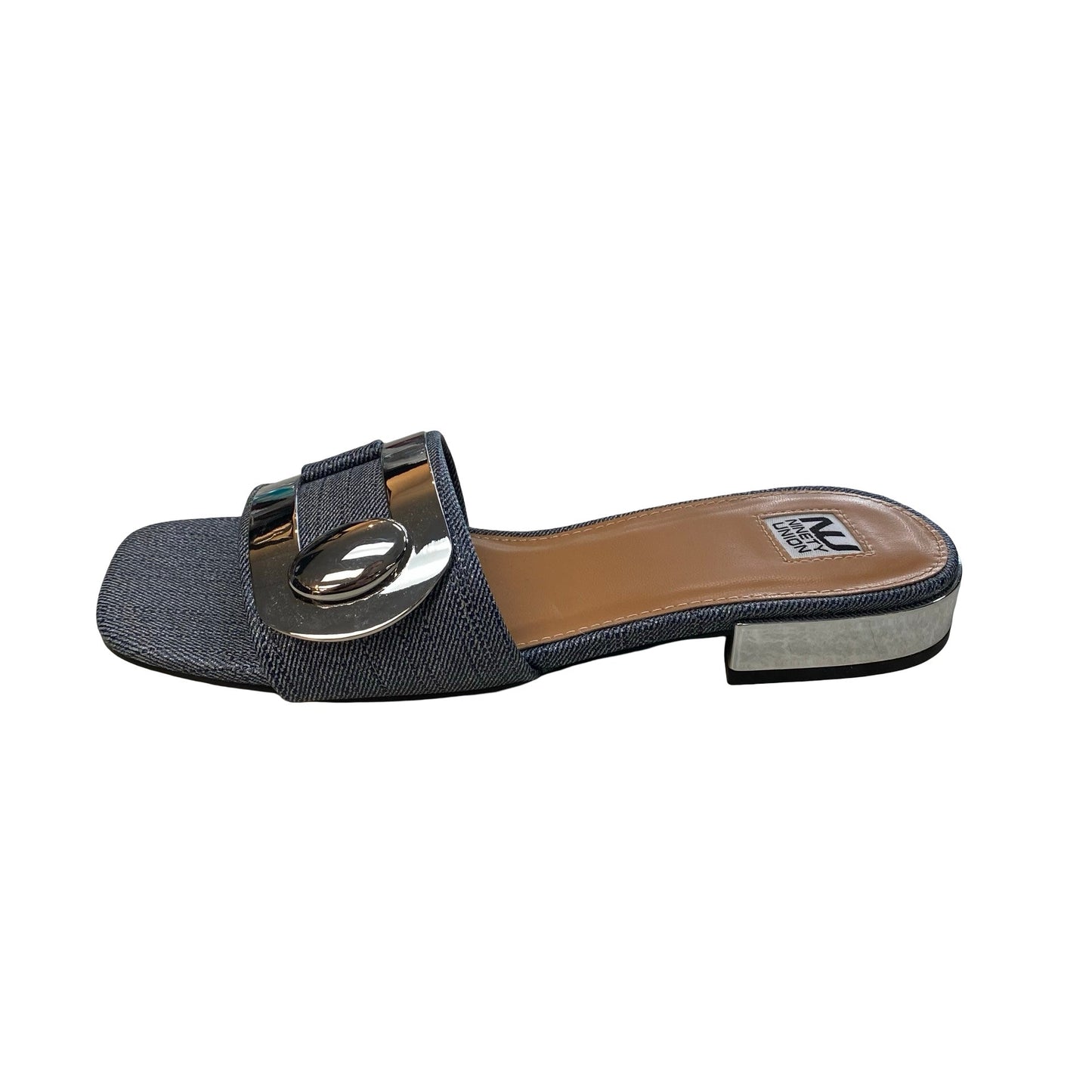 Shoes Flats By Ninety Union In Blue Denim, Size:6
