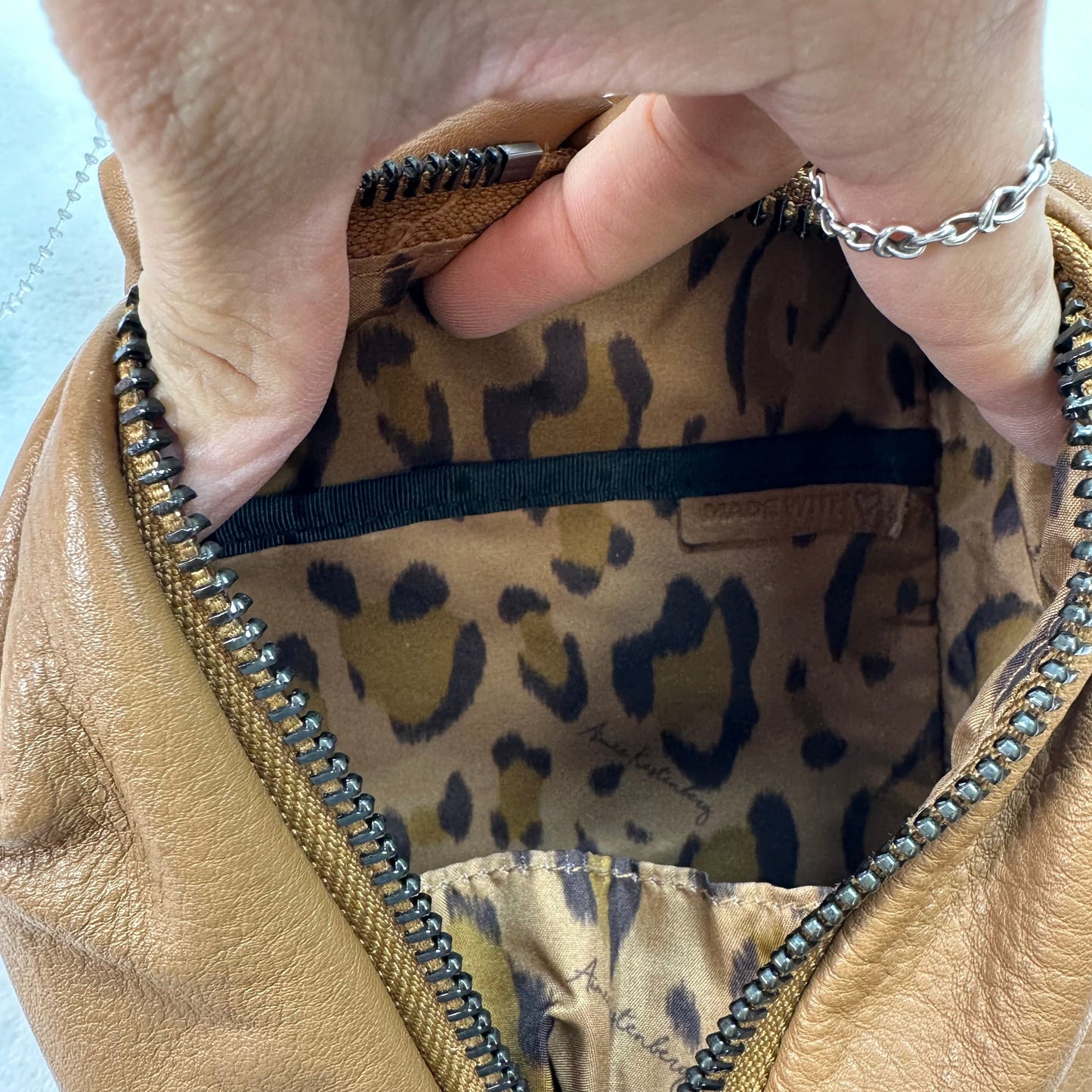 Handbag Leather By Aimee Kestenberg, Size: Small