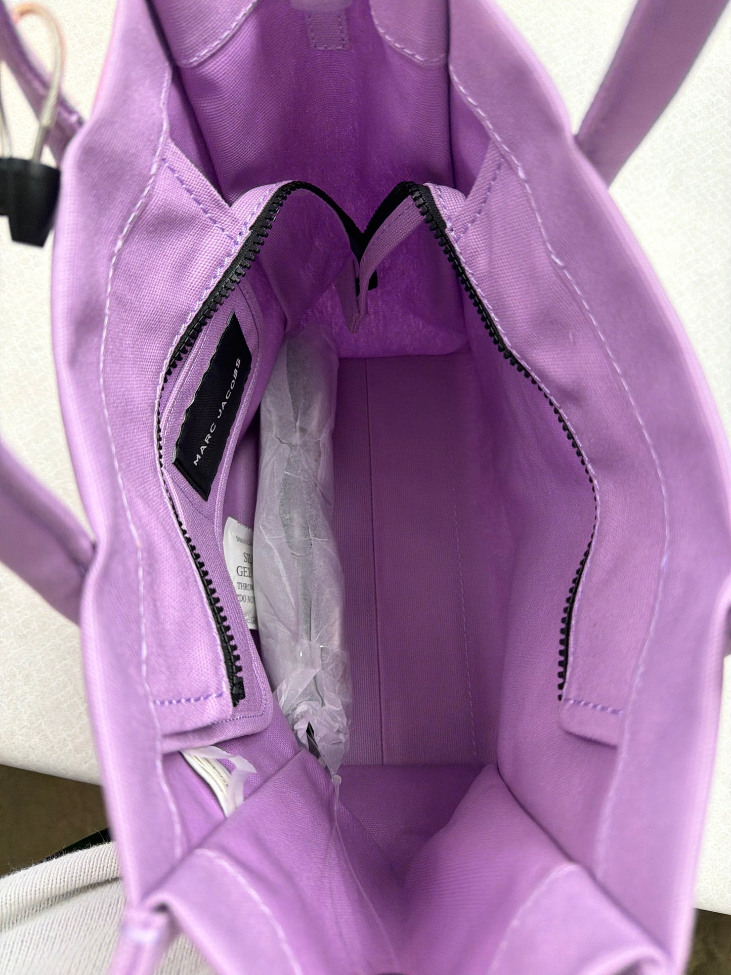 Tote Designer By Marc By Marc Jacobs In Purple, Size:Medium