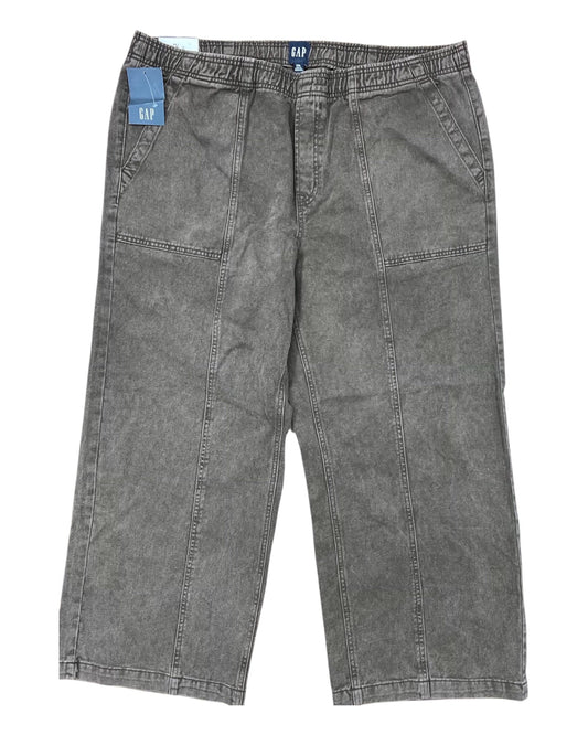 Jeans Wide Leg By Gap In Brown Denim, Size:1X