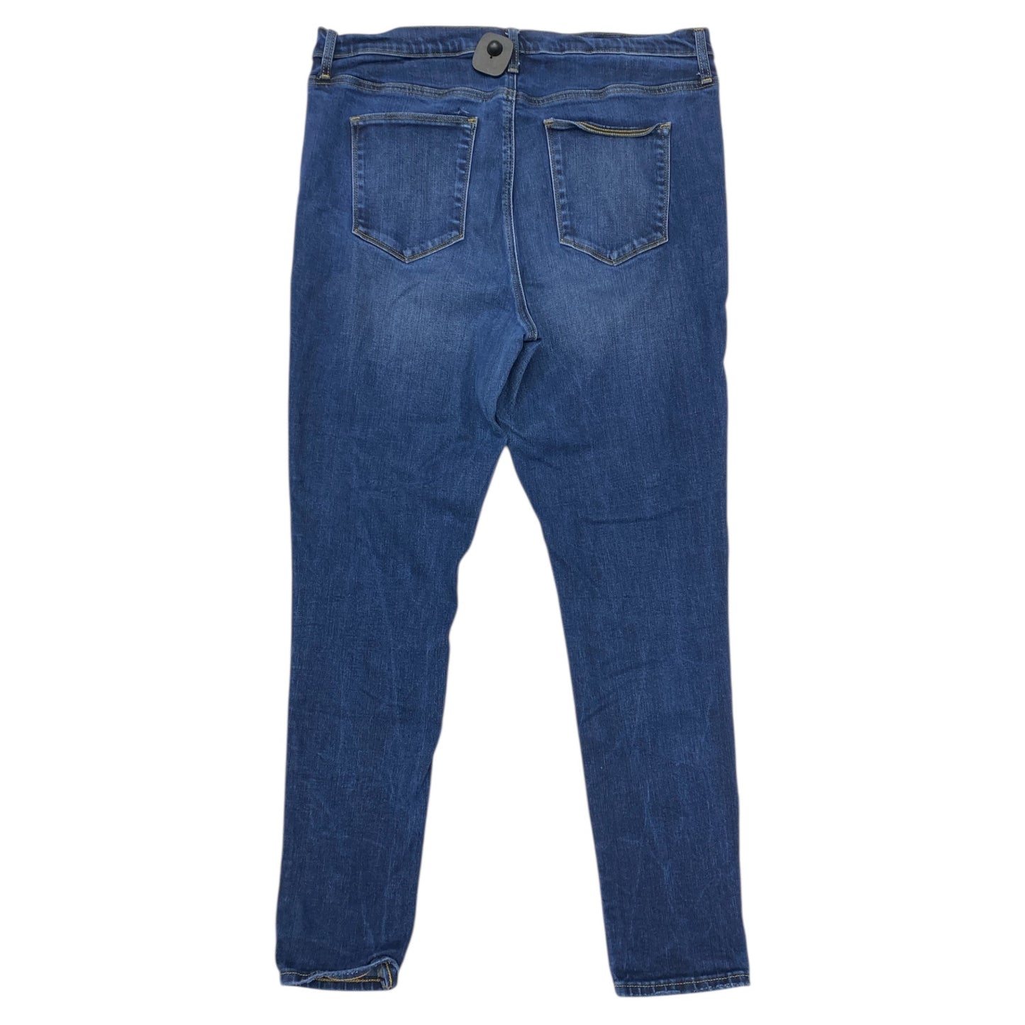 Jeans Skinny By Gap In Blue Denim, Size:18