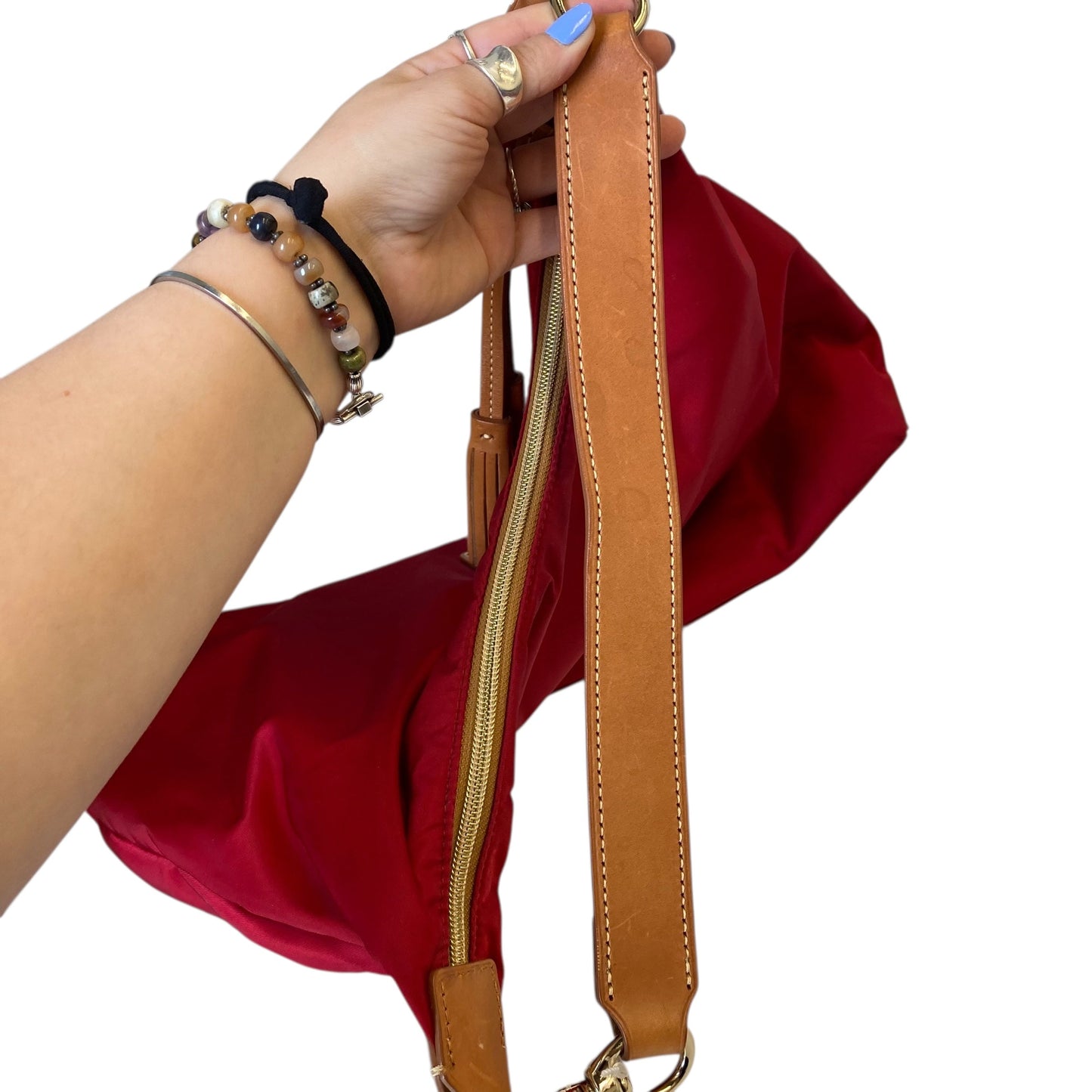 Handbag Designer By Dooney And Bourke In Red, Size:Large