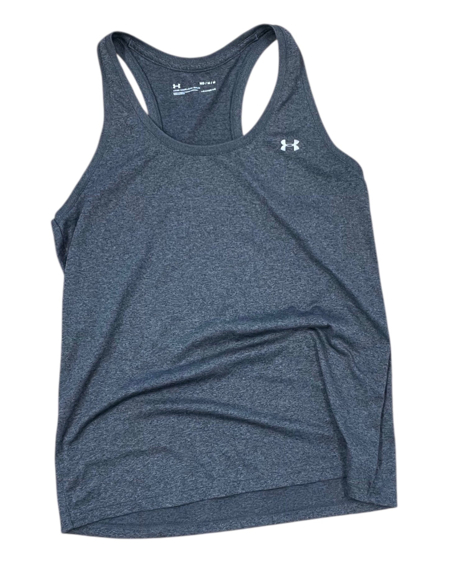 Athletic Tank Top By Under Armour In Grey, Size:M