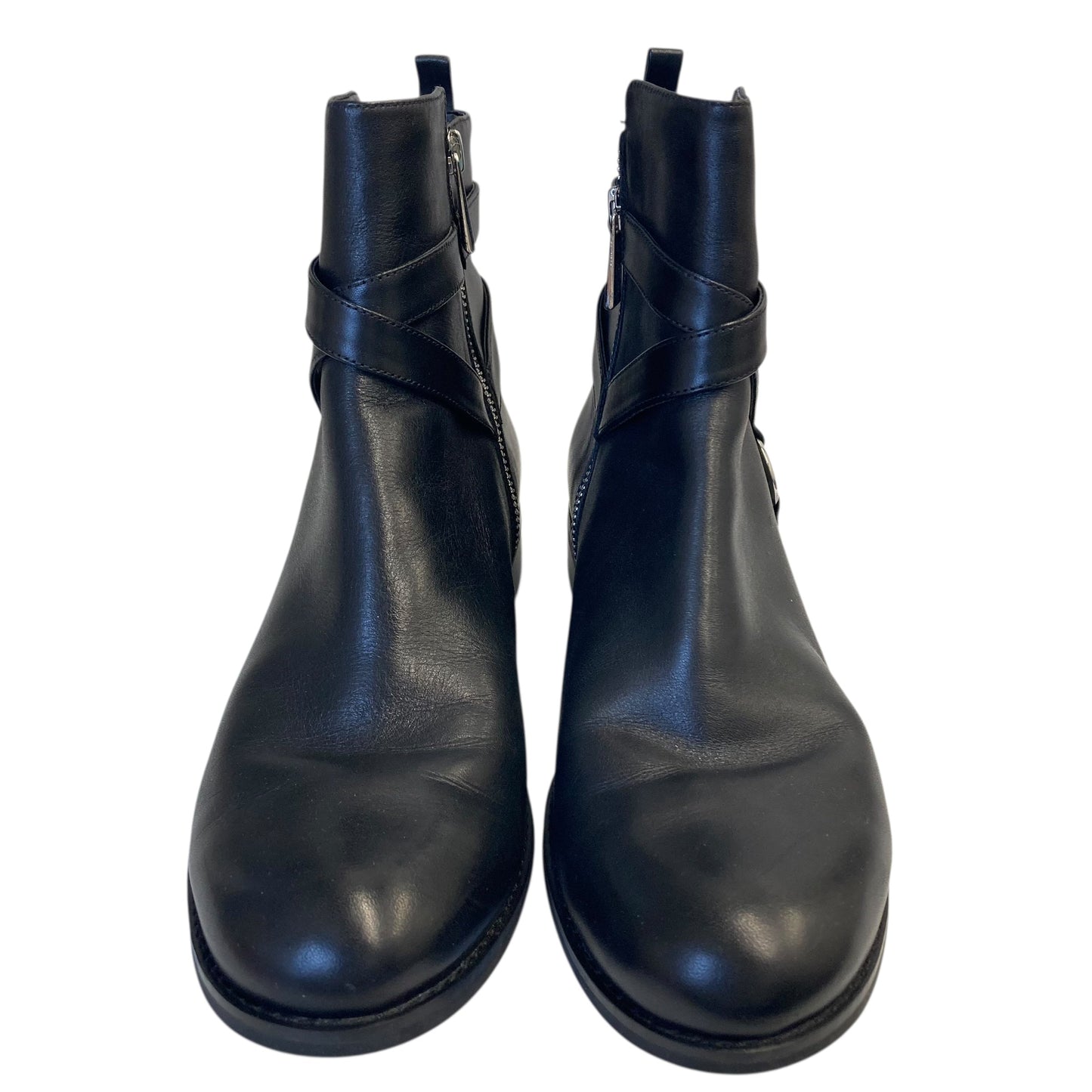 Boots Ankle Flats By Michael By Michael Kors In Black, Size:8.5