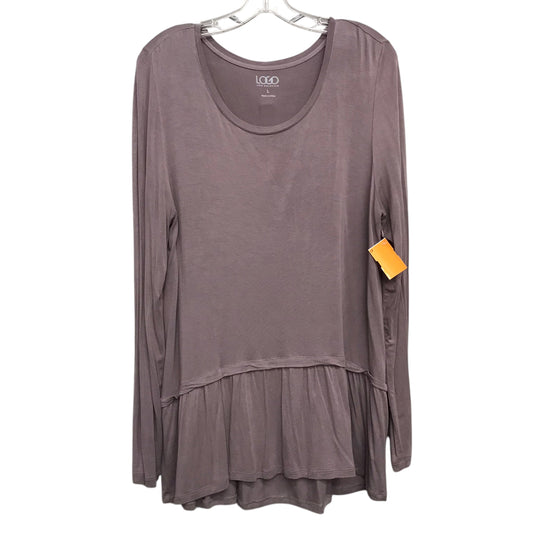 Top Ls By Logo In Purple, Size:L